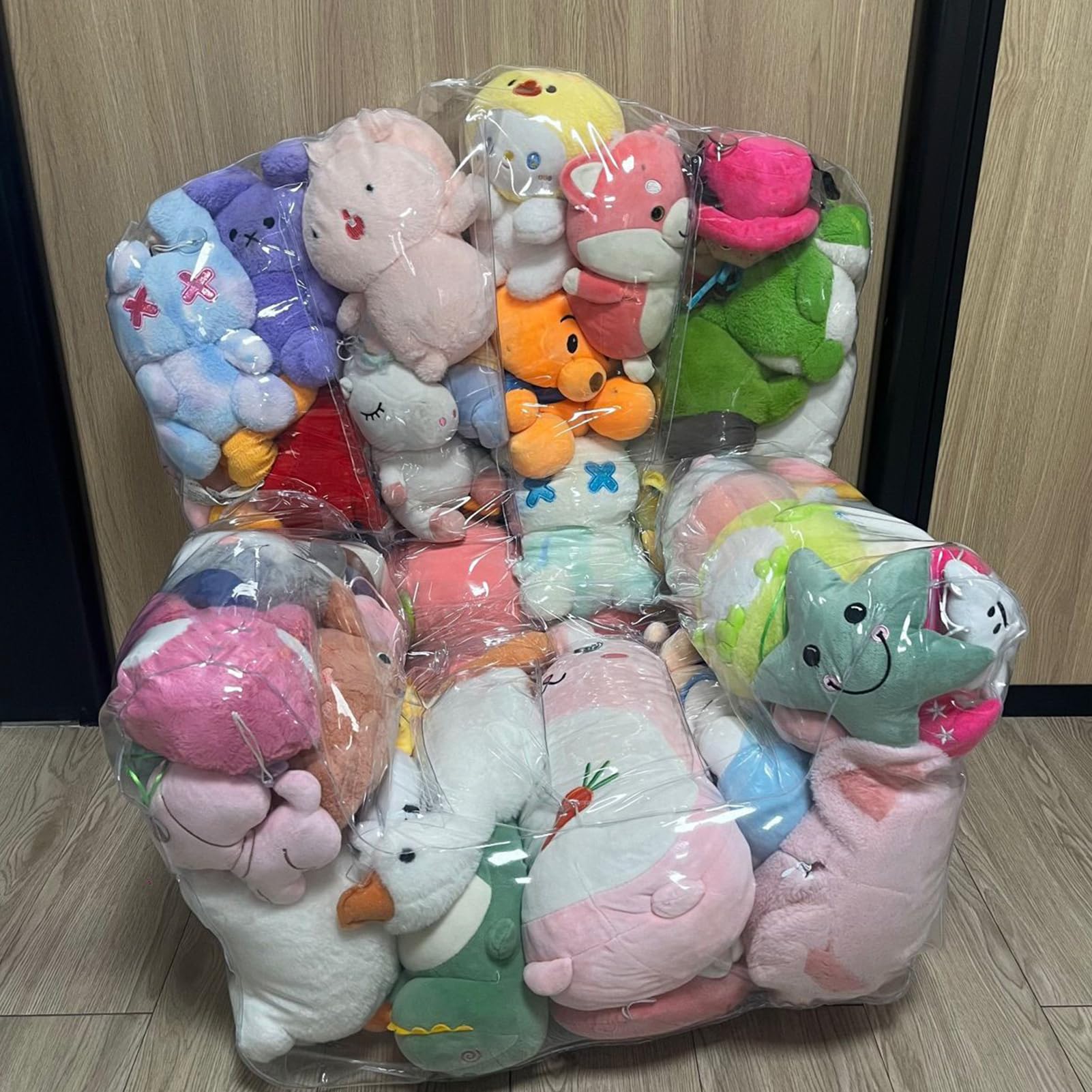 Saco De Almacenamiento Impermeable Transparente | Bolsa De Almacenamiento De Juguetes Con Cremallera - Organizador Para Suelo Dormitorio Esquina Infantil Sofá Habitación