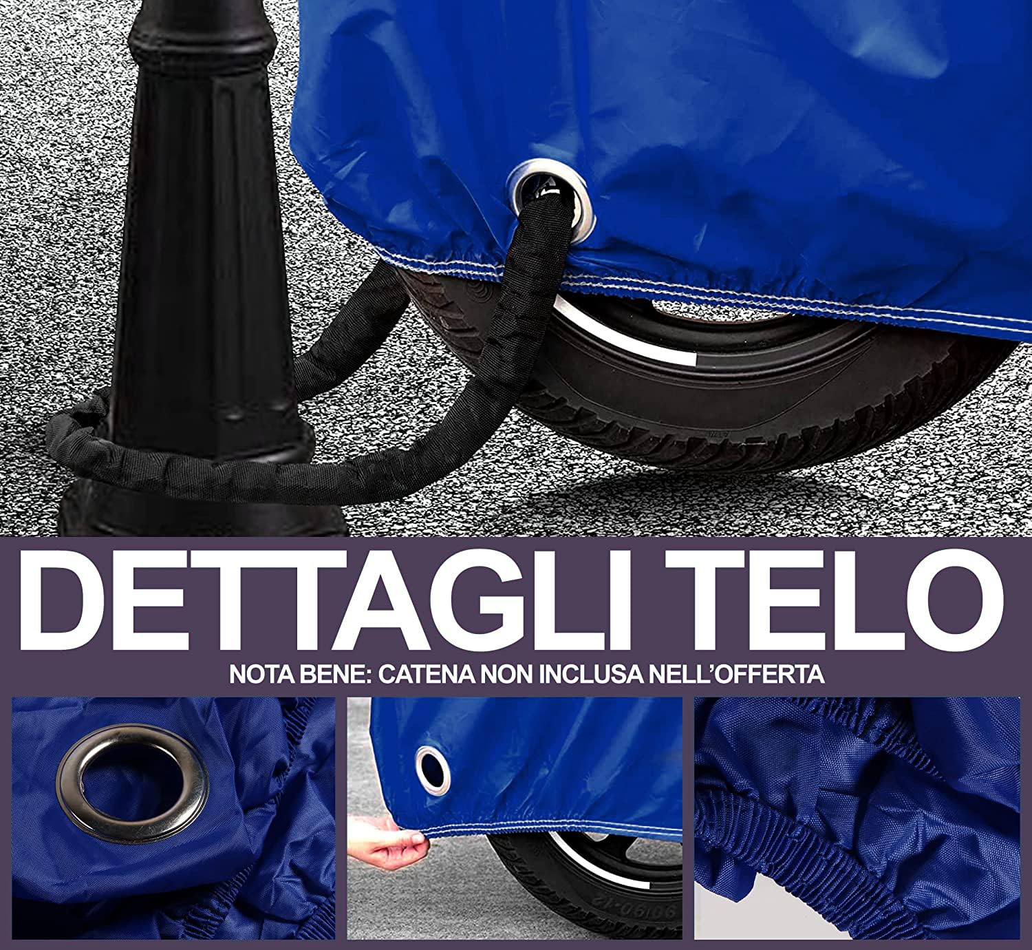 Rebeca Shop Telo Coprimoto Oxford 210D Impermeabile Compatibile per T-Max 500 530 560 2XL Scooter Moto Motociclo Motorino.