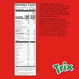 Trix Breakfast Cereal, 6 Fruity Shapes, Made with Whole Grain, 10.7 oz