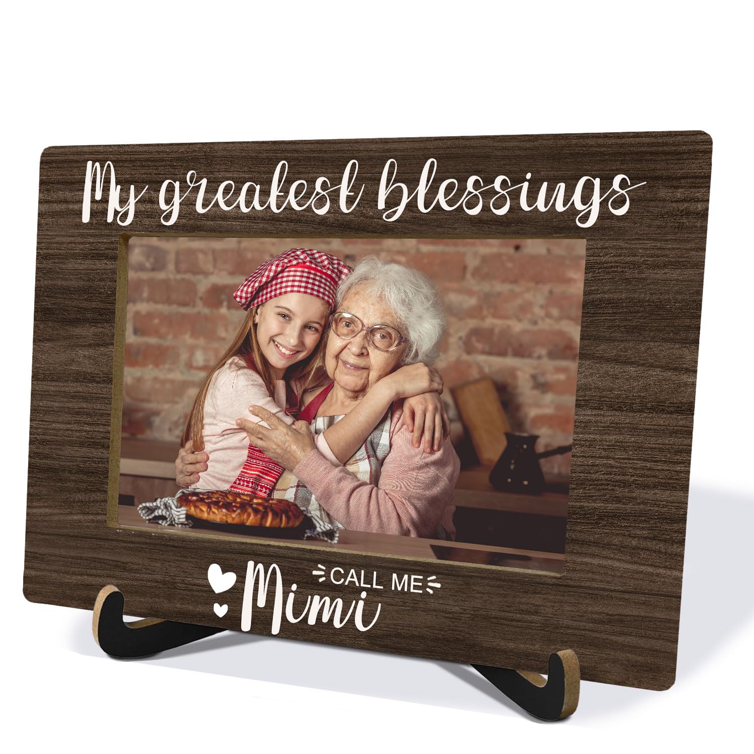 Photo 1 of OVAcational Mimi Gifts Grandma Picture Frame 4x6,My Greatest Blessings Call Me Mimi Photo Frame,Grandma Gifts