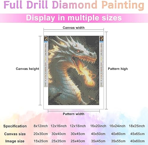 Miniatura 5 de CoHraeu Kits de pintura de diamantes 5D, kits de arte de diamantes para adultos y niños, diamantes de imitación de taladro completo, manualidades,