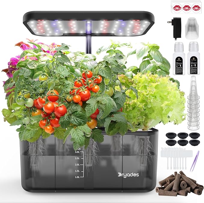 8-Pod Hydroponics Growing System