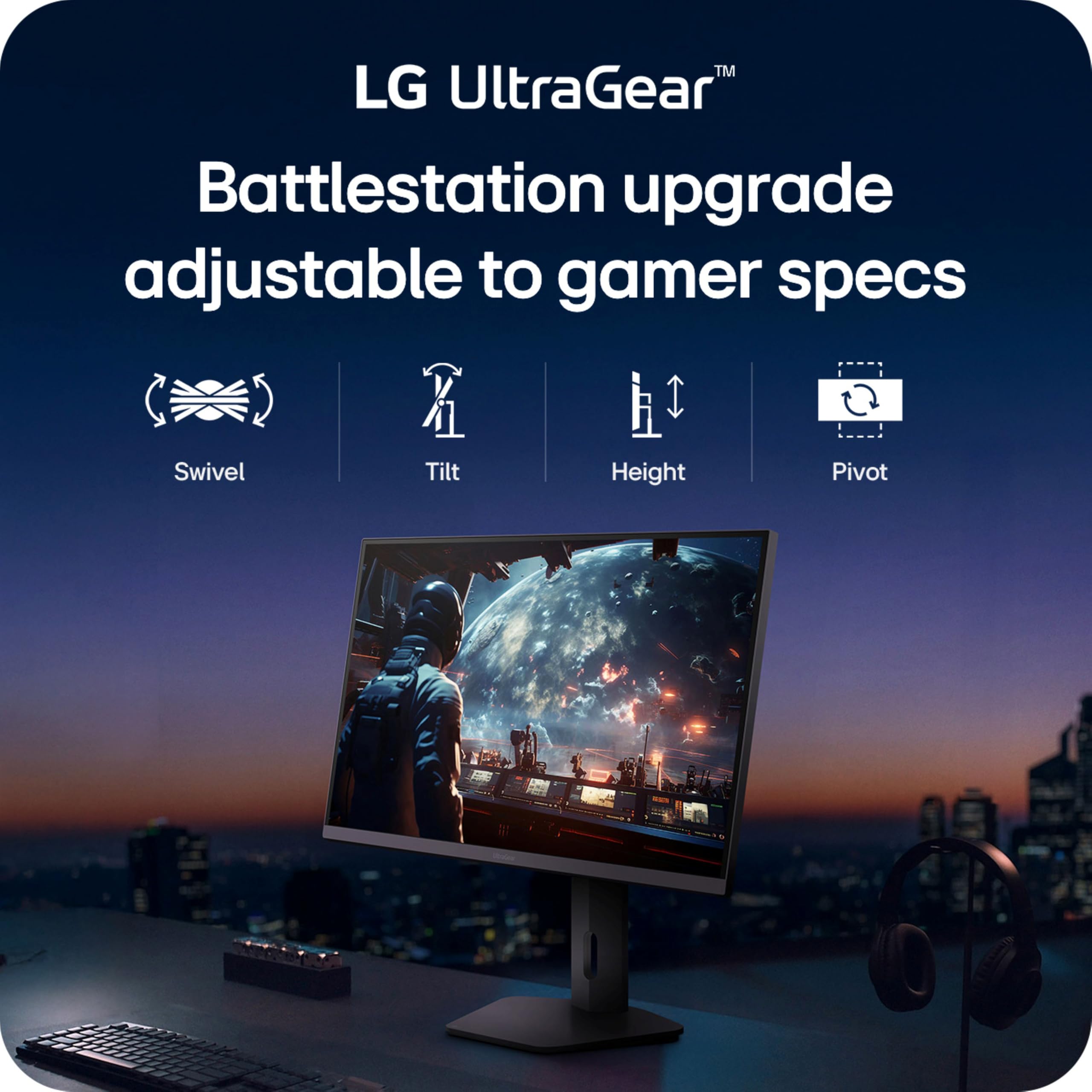 Amazon.com: LG 27GS75Q-B Monitor de juegos Ultragear QHD de 27