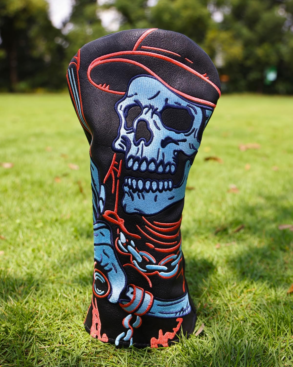 Golf Club Head Covers,1pc Driver Golf Headcovers for Woods, PU Leather with Advanced Embroidery for Most Brands