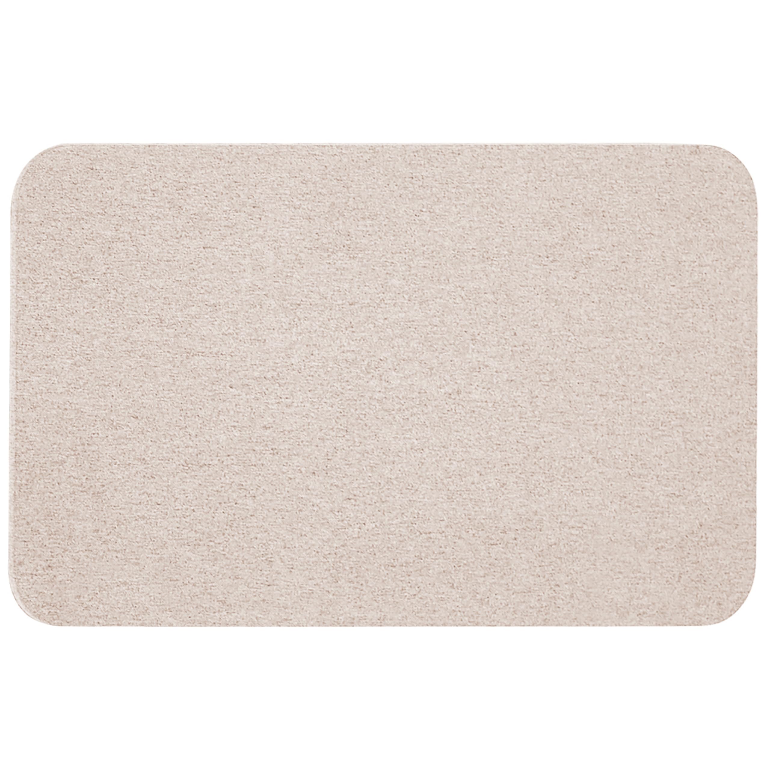 Beliani Séparateur de Bureau Beige Synthétique et Polyester 72 x 40 cm Ecran Visuel Wally