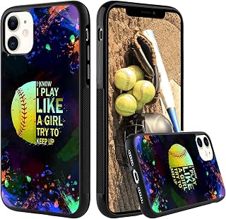 Tye Dye Funny Softball Quote Play Like A Girl Phone case for iPhone 16 15 14 13 12 11 Pro Max Galaxy S25 S24 S23 S22 S21 FE Ultra Plus Note 20 A16 A15 A14 A54 A13 Moto Pixel Black