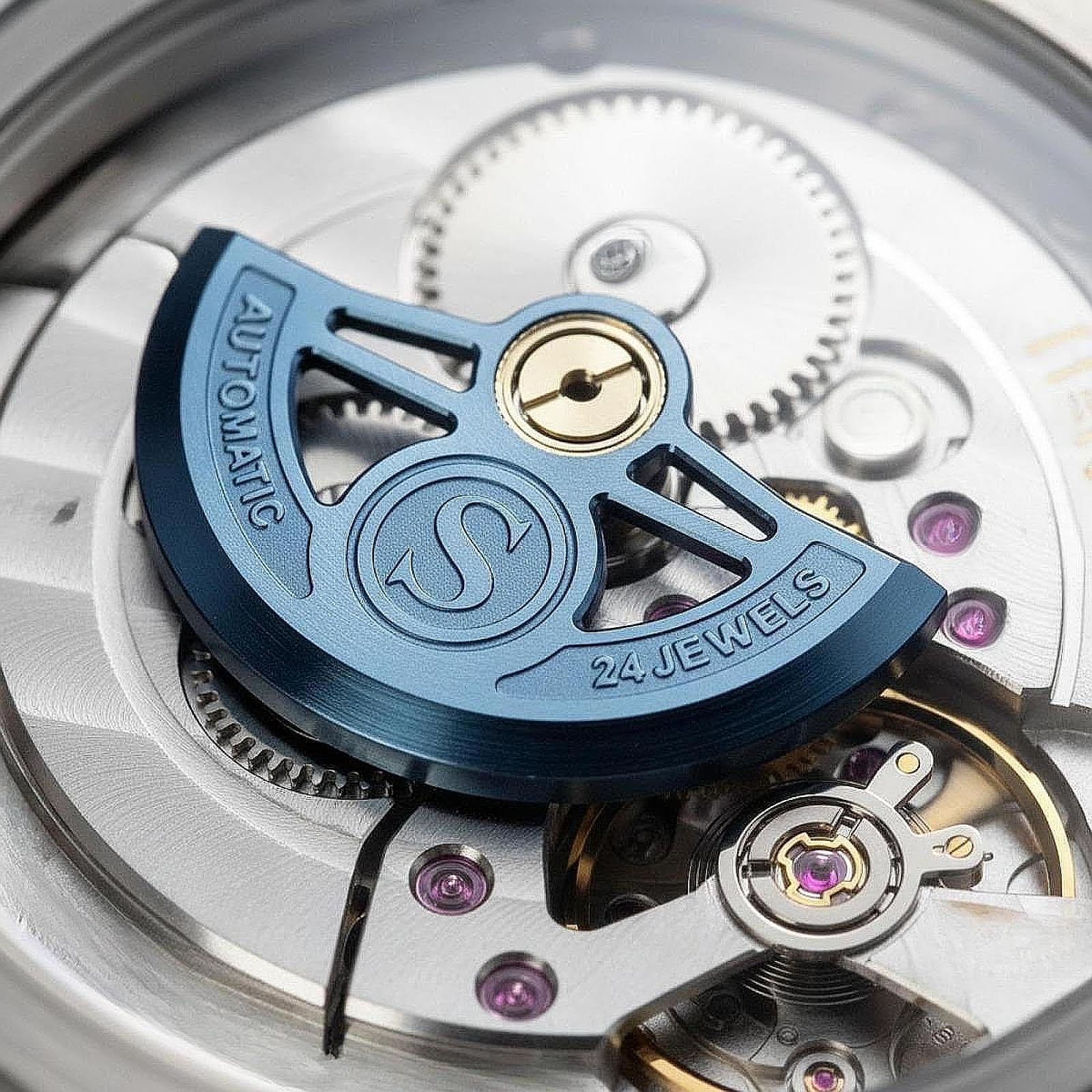 rockible Rotor del movimiento del reloj, mantenimiento del rotor automático del reloj, accesorio ligero, repuestos para reparación relojes mecánicos.