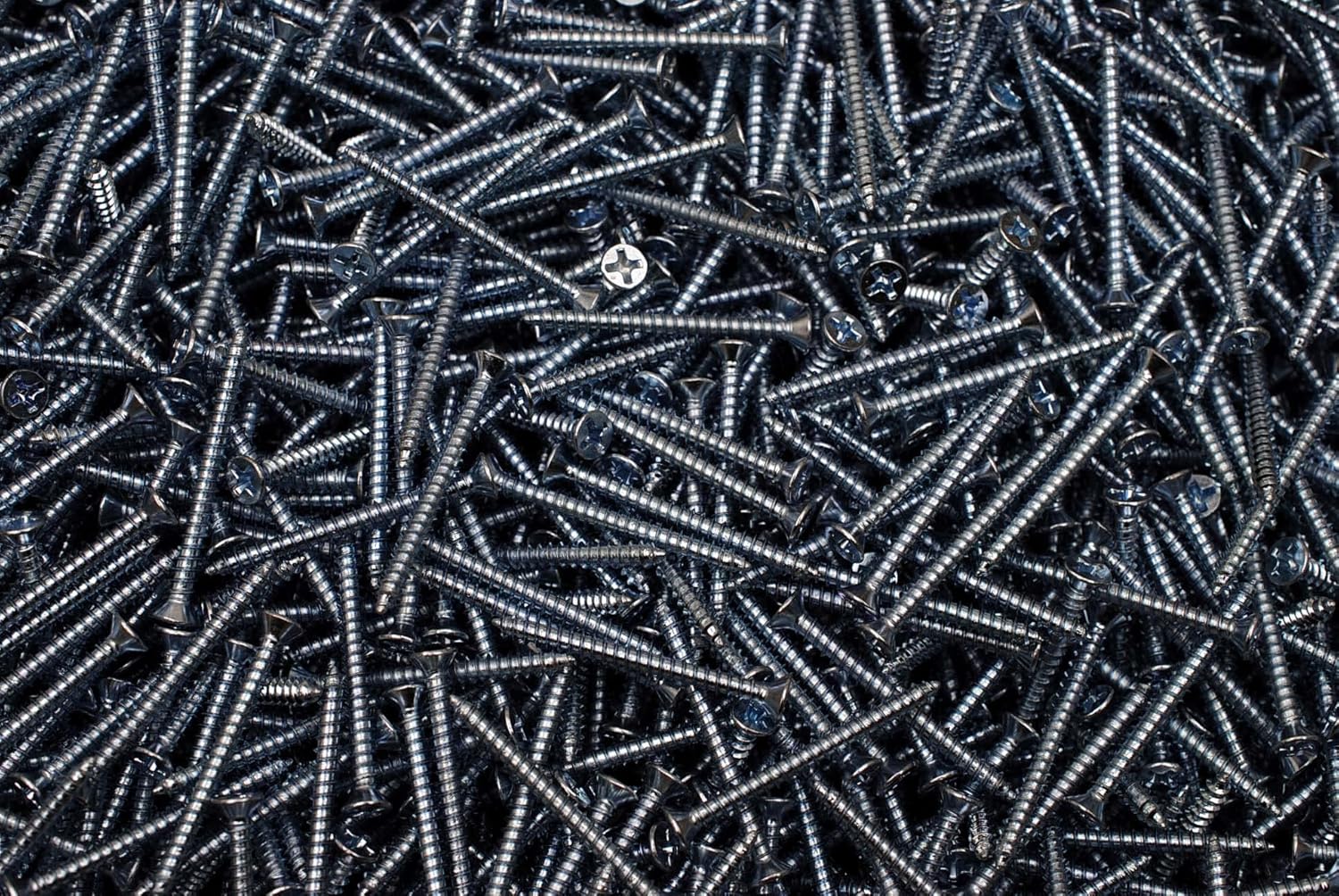 (1000) Phillips Flat Head 6 x 1-1/2 Type A Zinc Plated Sheet Metal Screw #6 SMS