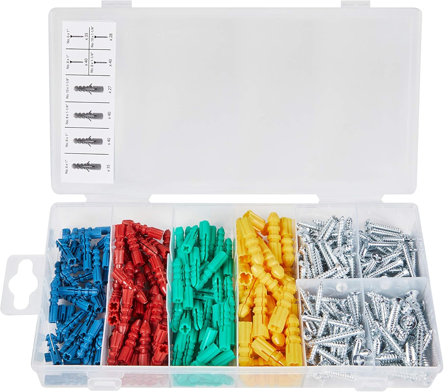 Blue Spot 40542 Anchor/metal Screw Assortment (285-piece)