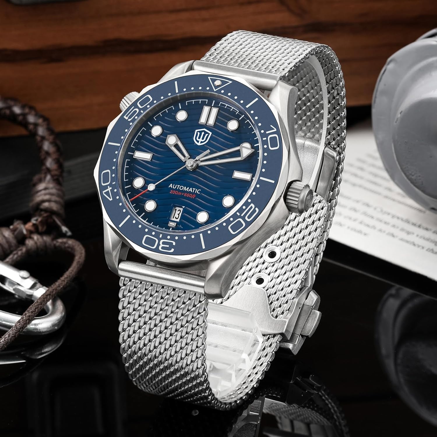 watchdives automatic watches for men WD007 Titan Tajikistan Ubuy - Main Image