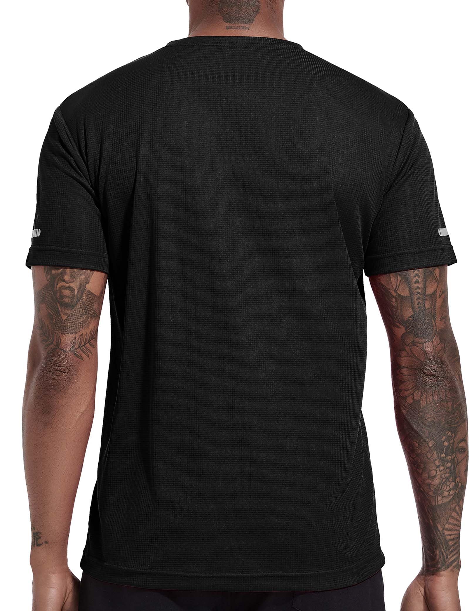 5 Pack T-Shirt Sportive Da Uomo Traspiranti Ad Asciugatura Rapida Magliette A Manica Corta Camicia Funzionale Asciugatura Rapida Traspirante Corsa Camicia Da Allenamento A Manica Corta Uomo