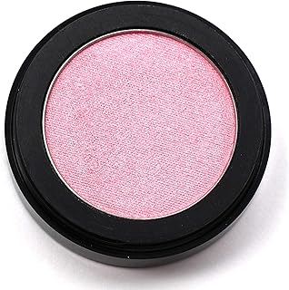 Pink Glow Satin Light Baby Pink Opal Sunkissed Shimmering Shimmer Pressed Powder Single Vegan Eyeshadow; Talc, Paraben & Cruelty Free
