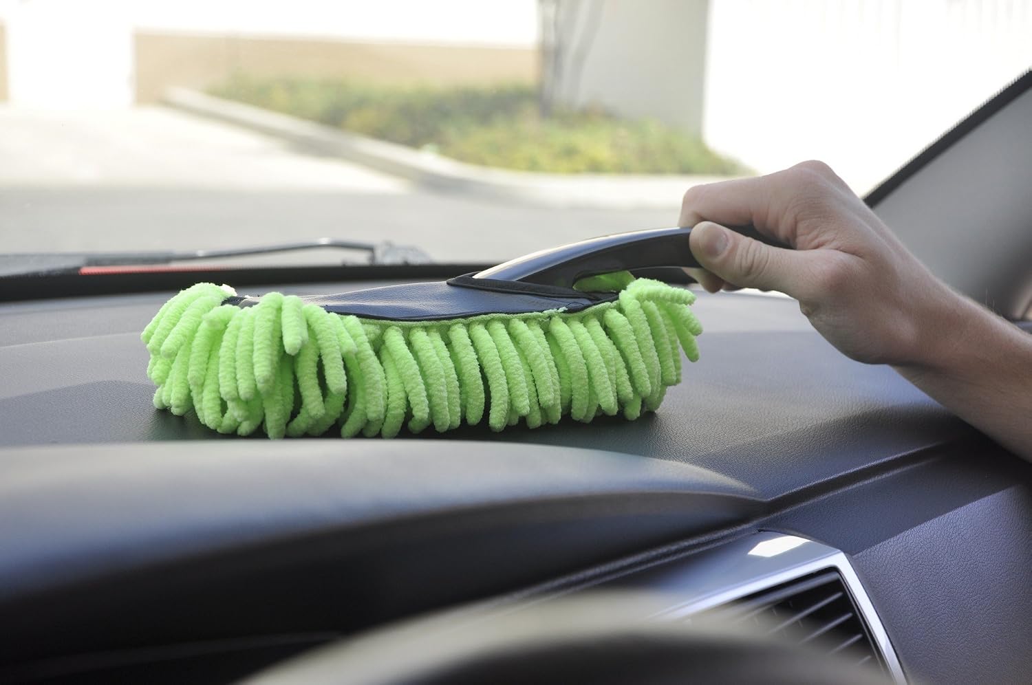 Detailer's Preference Knobby Microfiber Car Duster Set – Brush for Interior and Exterior Cleaning (Set of 2)
