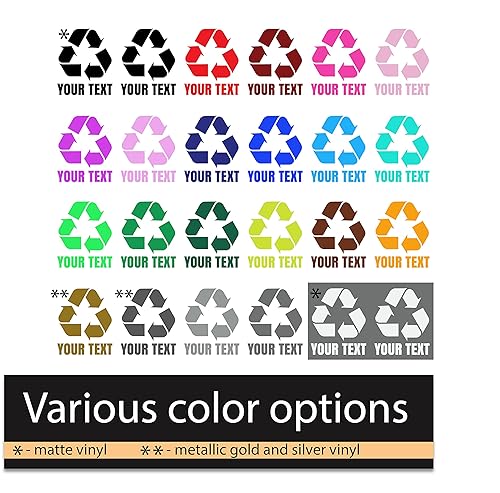 Miniatura 5 de Pegatinas para etiquetar papel de reciclajeplásticobotellasvidrio para contenedor de basura de papelera, para el hogaroficina, calcomanía compatible