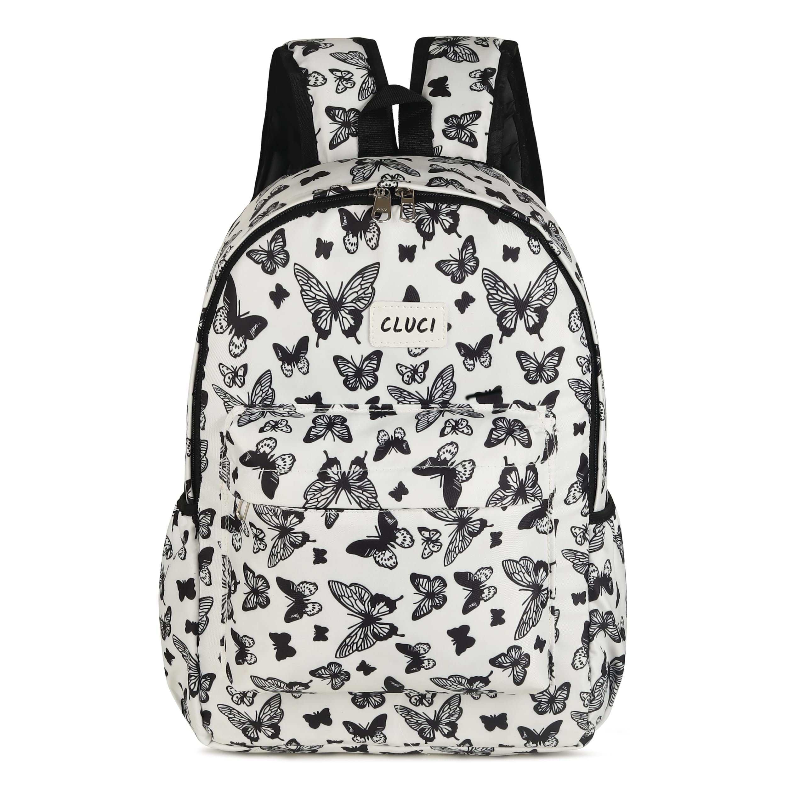 New Heavy Duty White Butterfly Printed Backpack Large Capacity Waterproof Lightweight Multifunction Commercial, Travel Fashion, Kids, Children Rucksack for Boys and Girls-image-10