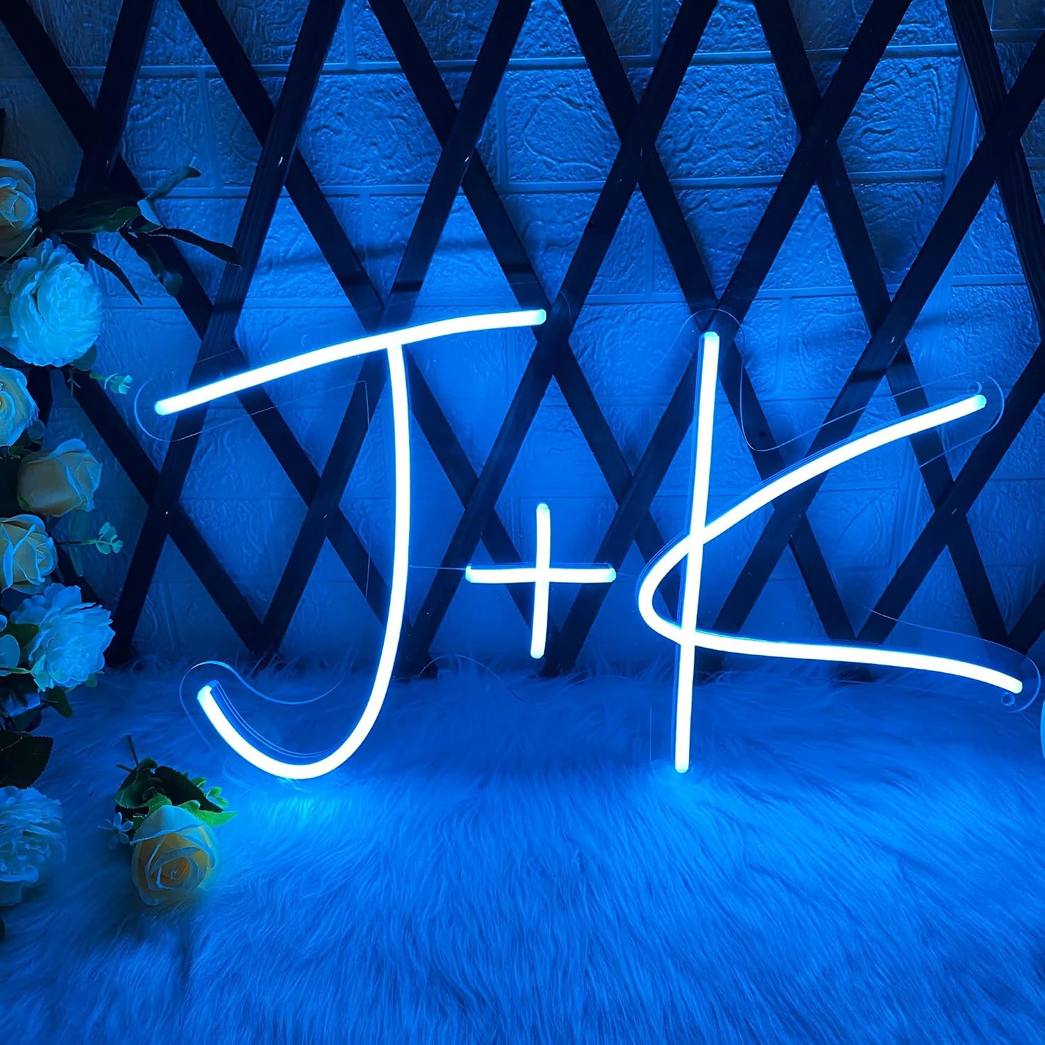 Custom Neon Sign, Personalized Led Neon Signs, Neon Signs for Wall Decor, LED Sign for Bedroom Decor, Wedding Birthday Party, Bar, Business LED Neon Light (1 Row Text 20" Length)