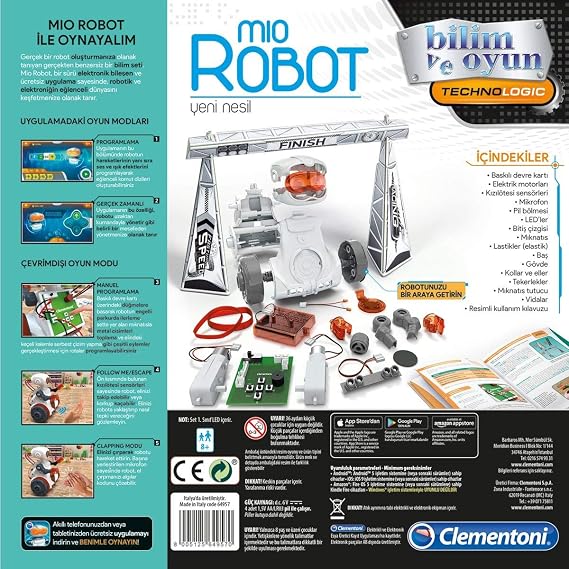 Clementoni Robotik Laboratuvarı - Mio Robot (Yeni Nesil) Oyuncak