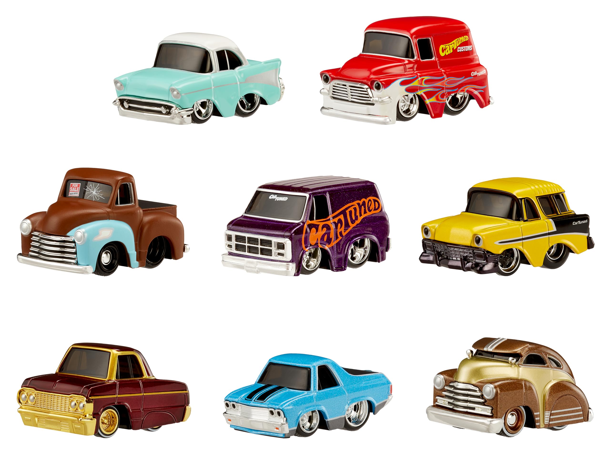 Amazon.co.jp: CarTunedシリーズ4-8パックダイキャスト車両。 : おもちゃ
