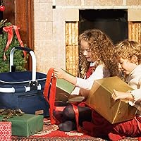 Vista 7 de LIQING - Cesta de picnic grande de 35 L, bolsas de compras para viajes, camping, 2 capas de bolsillos internos a prueba de fugas y aislamiento