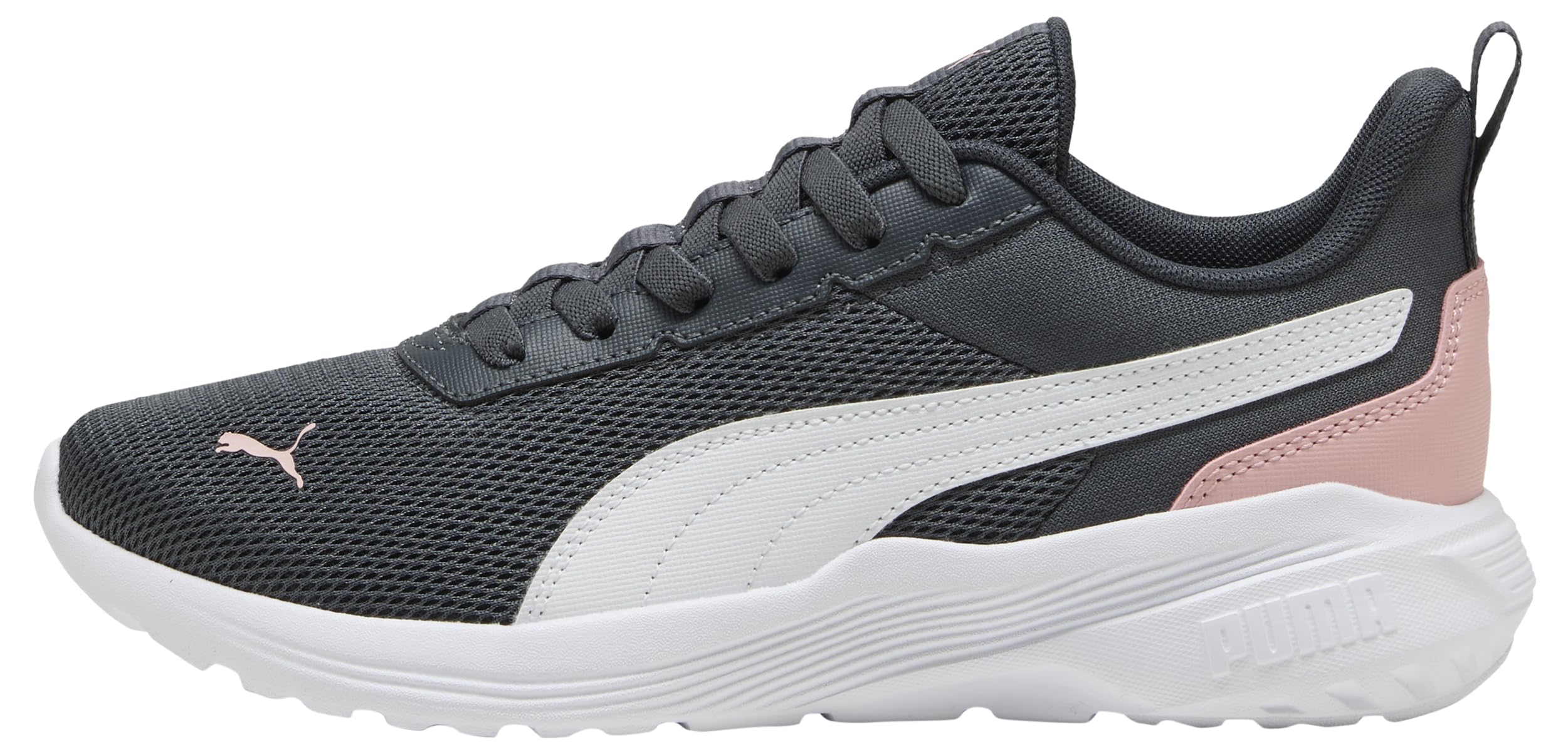 PUMA Unisex ANZARUN 2 LITE SLIPTECH Sneaker, Strong Gray White-Rosy Outlook, 6.5 UK