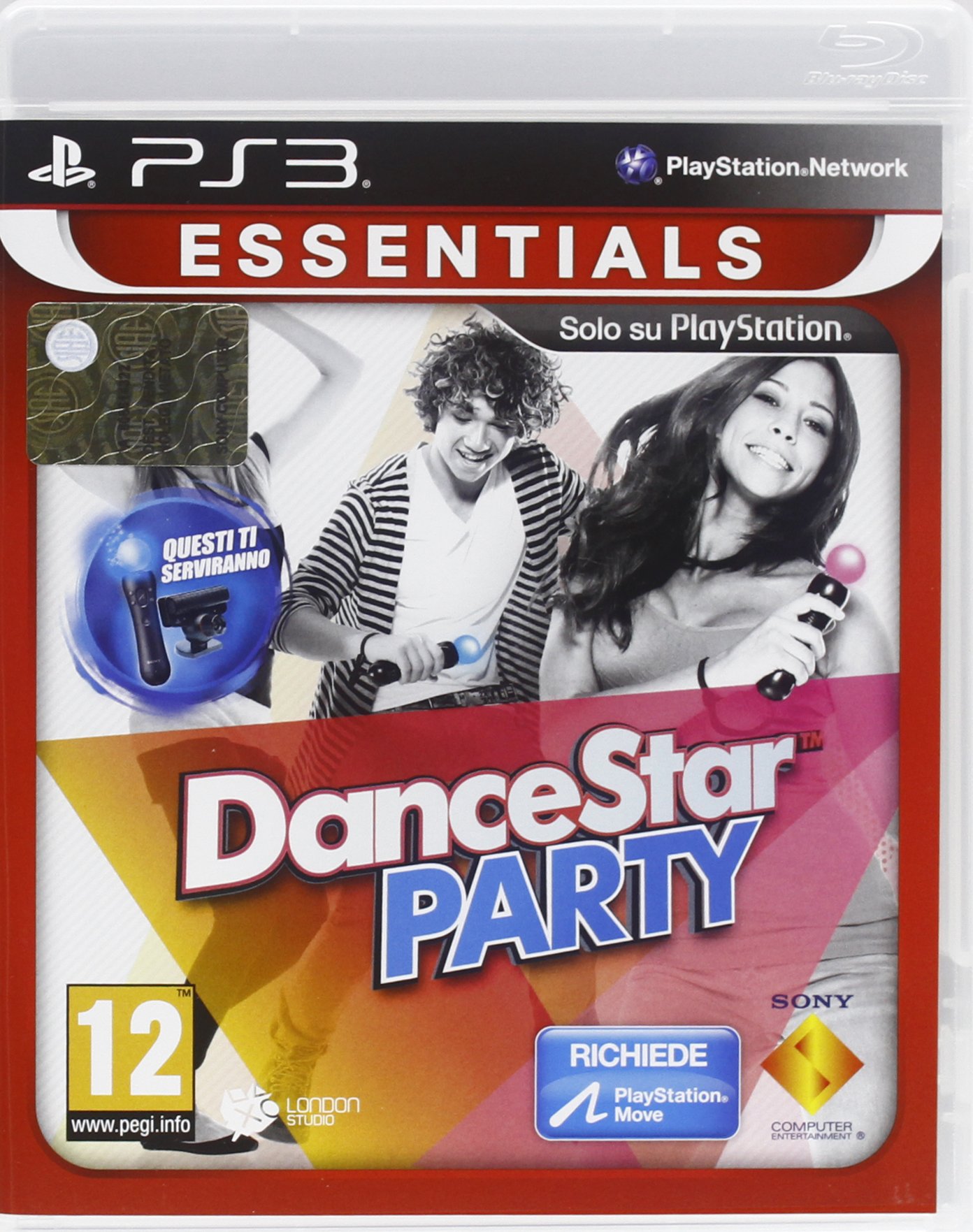 Essentials Dancestar Party import italien compatible console PS3 salon
