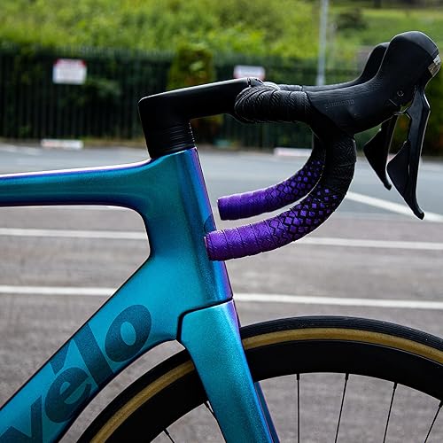 Miniatura 6 de JRC Components Orimono - Cinta metálica para manillar de bicicleta, juego de 2 cómodas cintas de barra para bicicleta de carretera, envoltura de