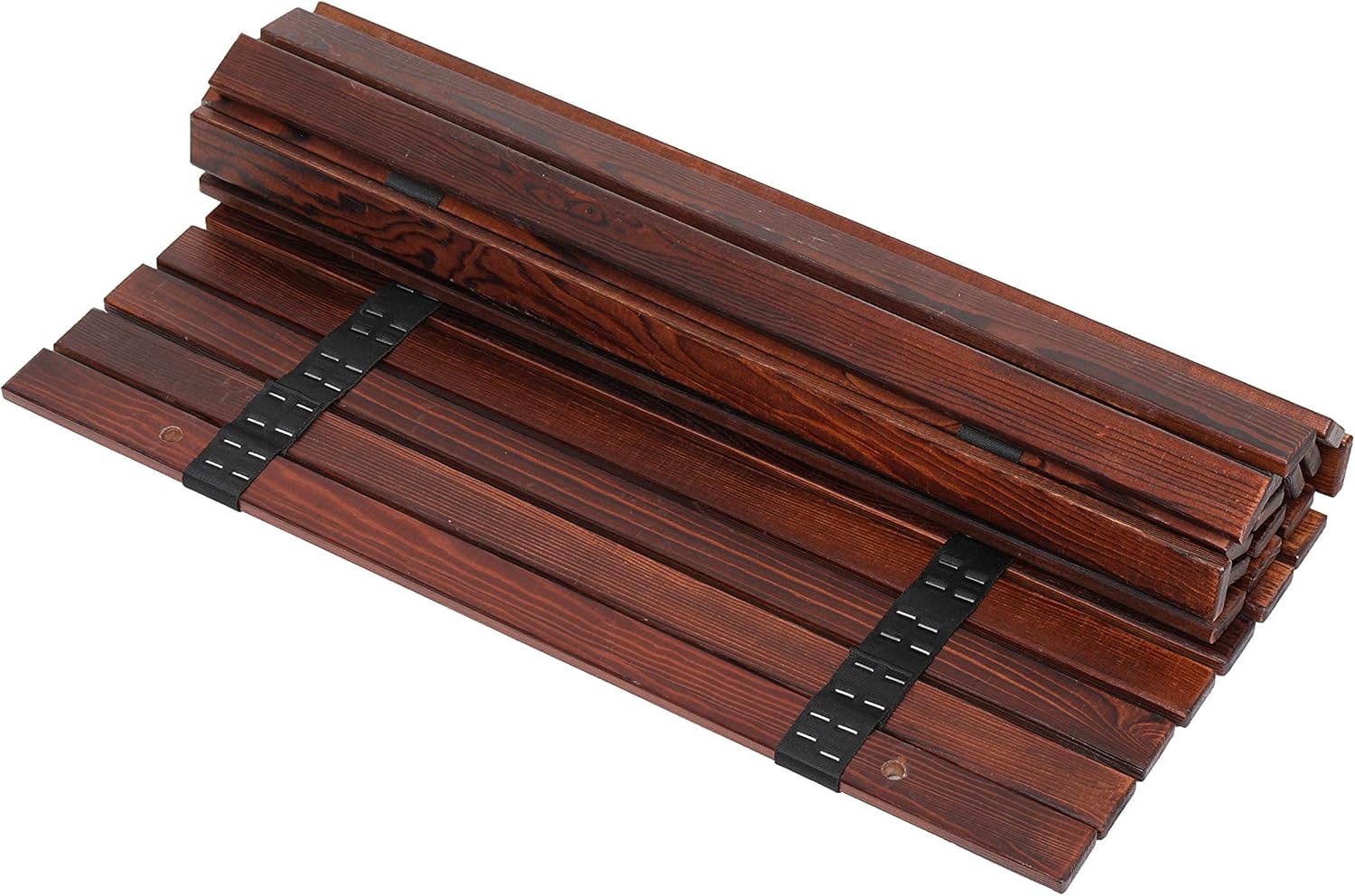 ZHONGLU CRAFTS Folding Table Camping Table Picnic Bench Portable Outdoor Indoor Wooden Picnic Table,Travel, Beach,Garden BBQ-Table in a Bag(Torched Brown) : Patio, Lawn & Garden