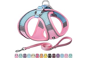 AIITLE Step in Dog Harness and Leash Set, Escape Proof Dog Harness...