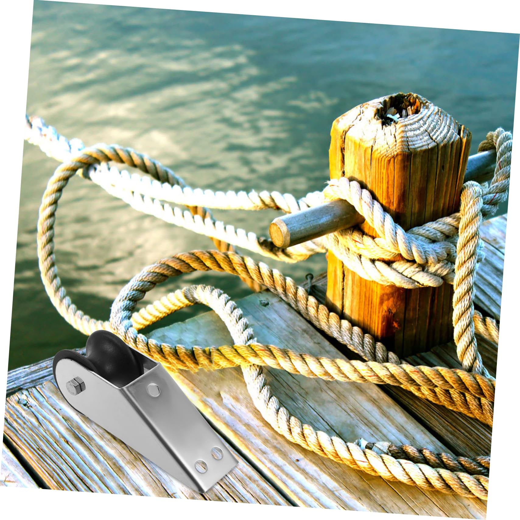 Didiseaon Support D'ancre en Acier Inoxydable pour Bateau Marin et Yacht, Installation Facile Levage et Abaissement sans Effort, Accessoires Nautiques Robustes