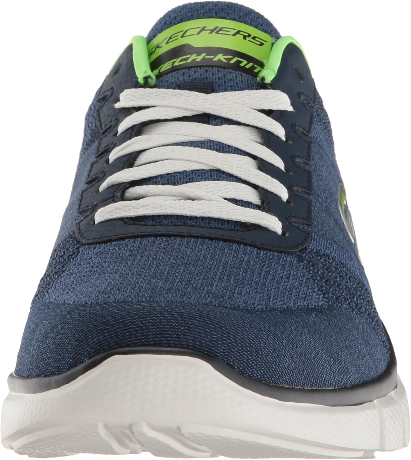 Skechers Men's Equalizer 2.0 True Balance Sneaker 7.5 4E US Navy/Lime