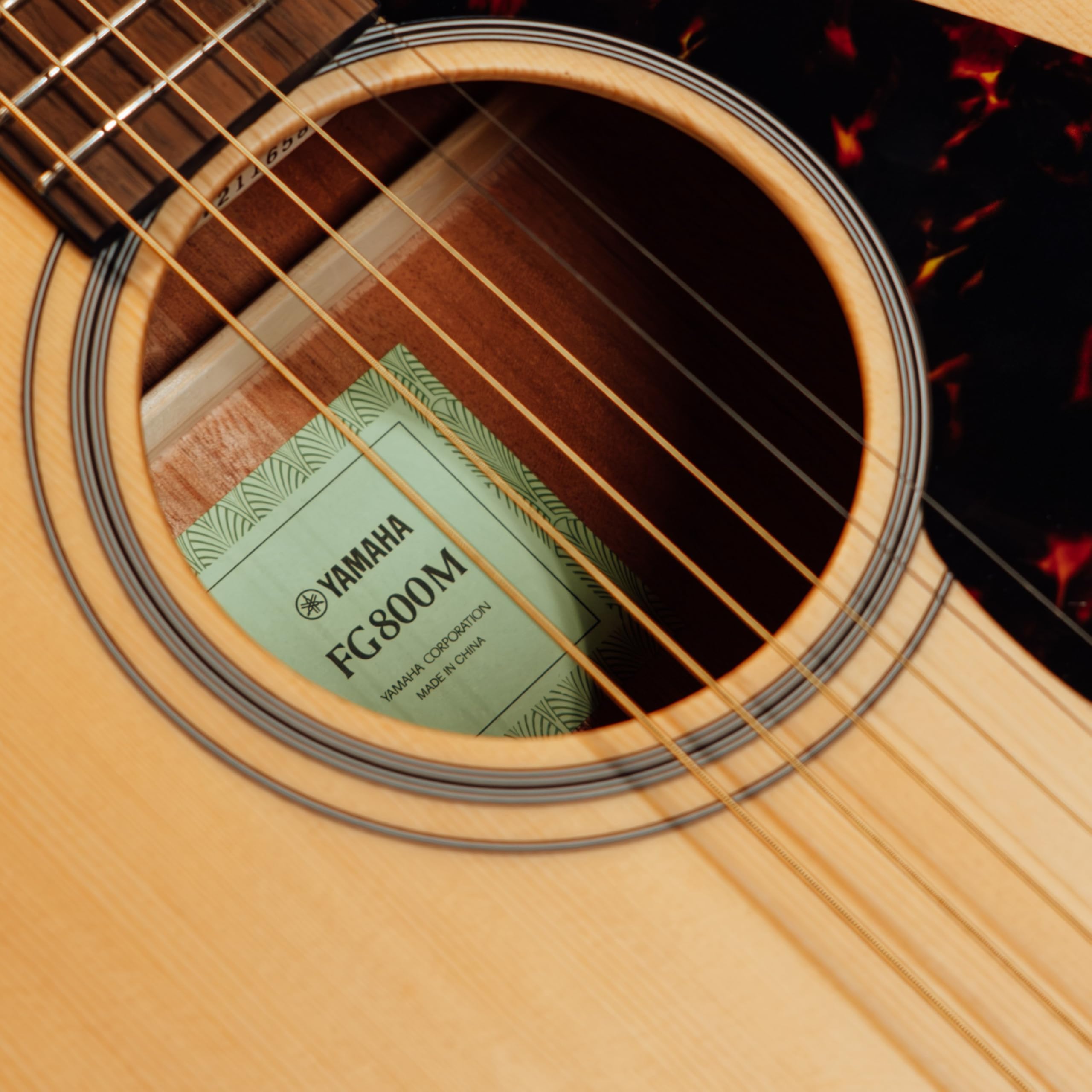 Yamaha FG800M matt natur - Akustische Westerngitarre mit authentischem Klang für Anfänger - 4-4 Gitarre aus Holz – Mit Voucher für 2 persönliche Online Lessons an der Yamaha Music School