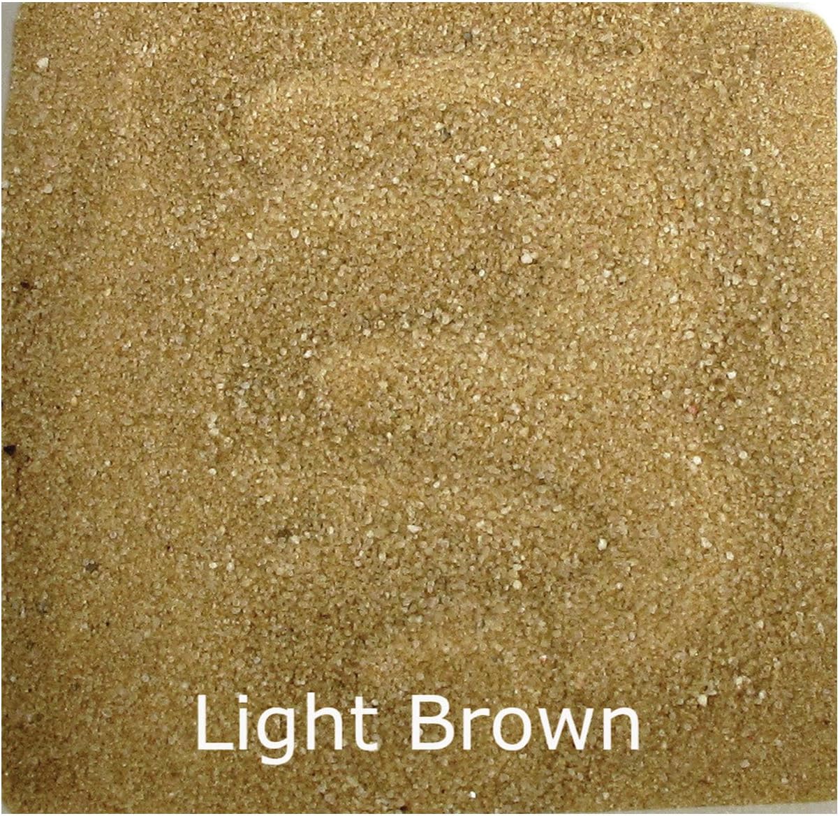 Activa Light Brown Scenic Colored Sand, 25lb (11.3kg) | Vibrant, Fine Grain Colorfast Sand for Arts & Crafts