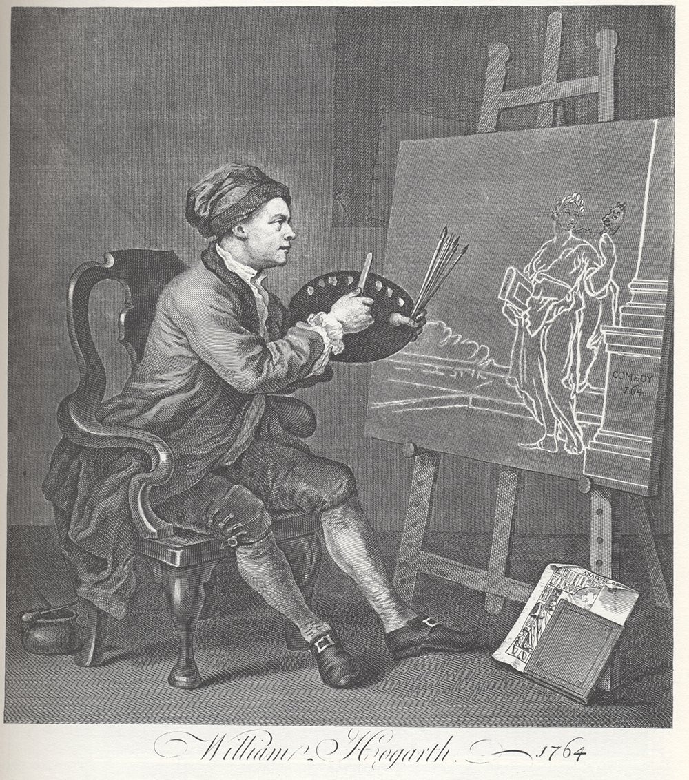 Cuadro de William Hogarth mate mediano, ideal para salones sin reflejos de luz 5