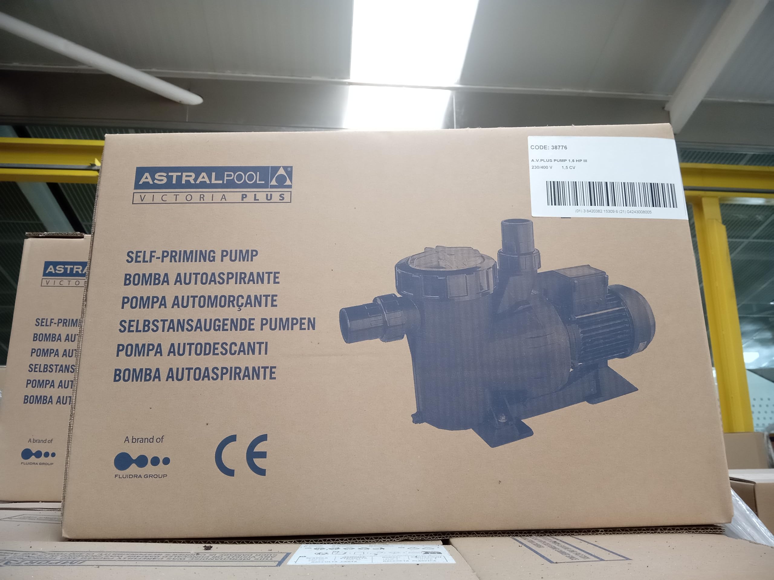 Astral - Pompe Filtration Astral Victoria Plus 1,5 Cv Tri 21,5 M3/h