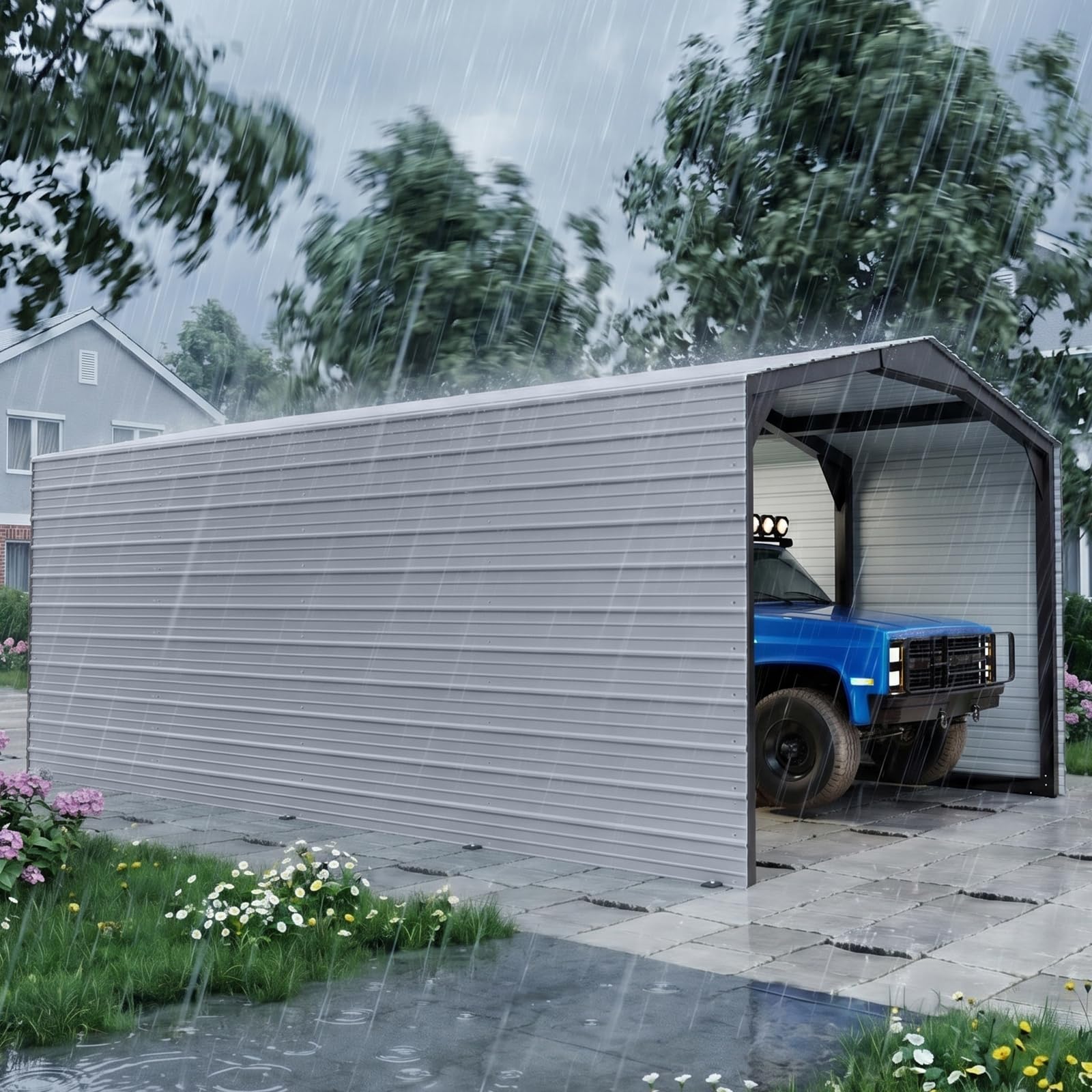 K Knowbody 12x20 Heavy Duty Carport
