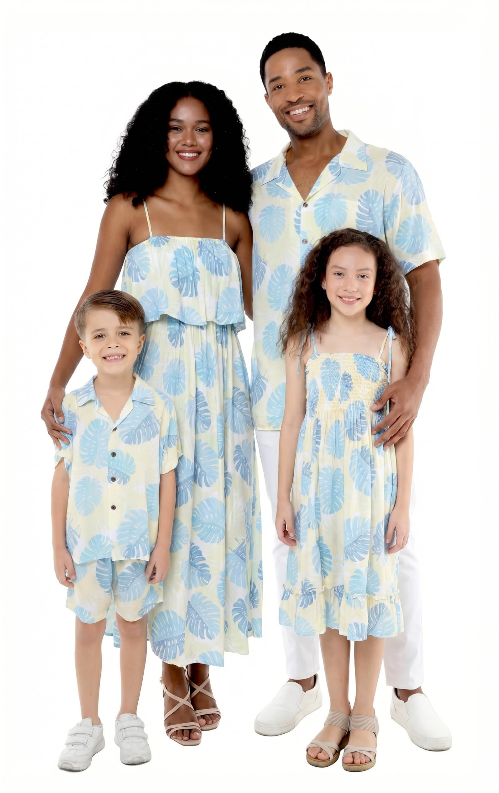 Hawaii Hangover Family Matching Hawaiian Clothes, Pacific Palm Cream