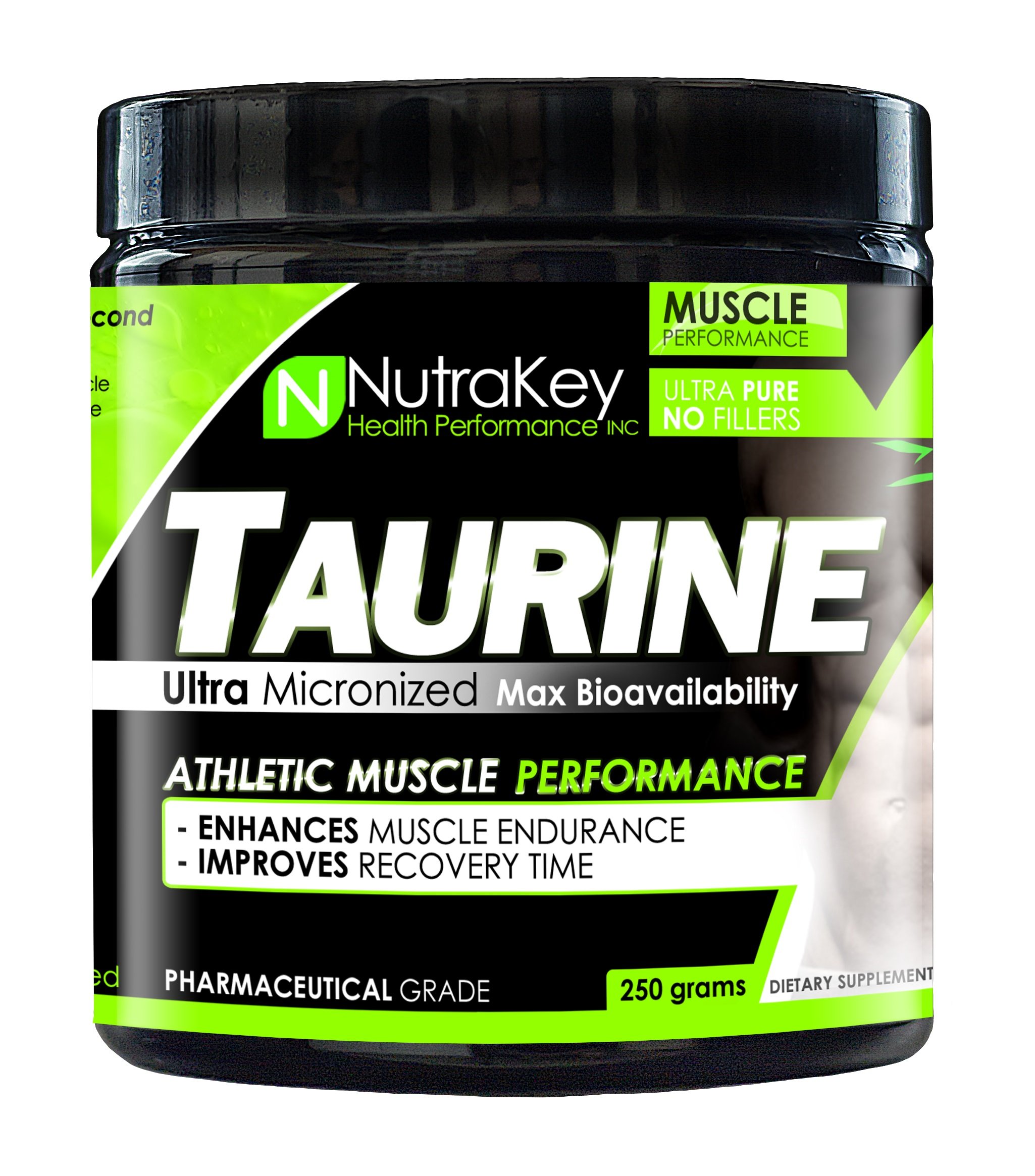 Nutrakey TAURINE, 250 grams (Pack of 1)