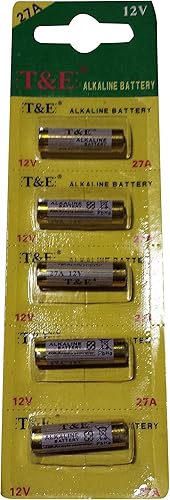 T & E 27A 12V Batería alcalina 5pieza(s)