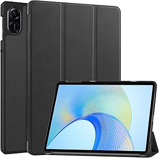 YIMICO Case for Honor Tablet X9/X8 Pro, Tri fold Slim Lightweight Hard Shell Smart Protective Cover with Multi-Angle Stand For Honor Pad X9/Honor Pad X8 Pro (Black, HONOR Tablet X9/X8 PRO)