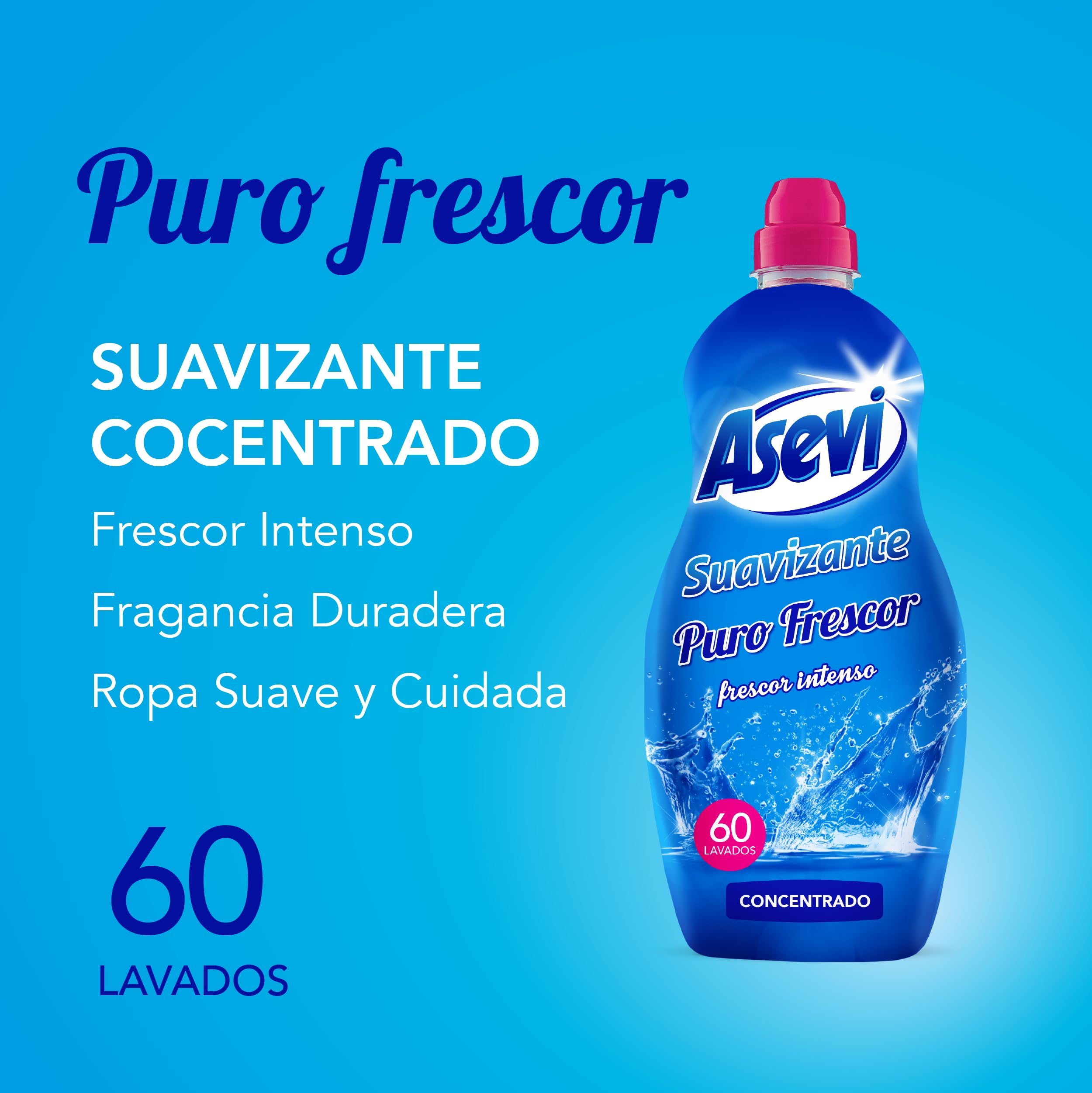 Asevi Skoncentrowany zmiękczacz 1,5 l 60 puszek czysta świeżość 1500 ml
