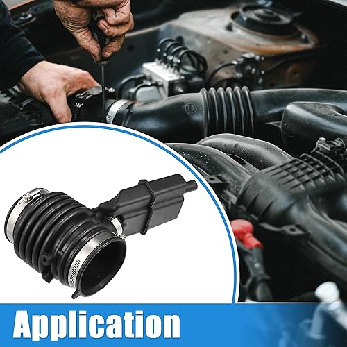 Miniatura 3 de X AUTOHAUX La manguera de admisión del filtro de aire reemplaza 16576-1AA1A 16576-1AA0A 165761AA1A Tubo de arranque de admisión para Nissan Quest