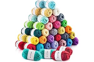 Mira Handcrafts: 60x20g Acrylic Yarn Mini Skeins