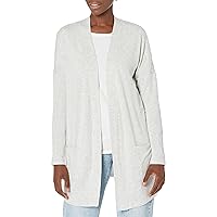 Amazon Essentials Cardigan Ultraleggero Aperto sul Davanti dalla vestibilità Comoda Donna