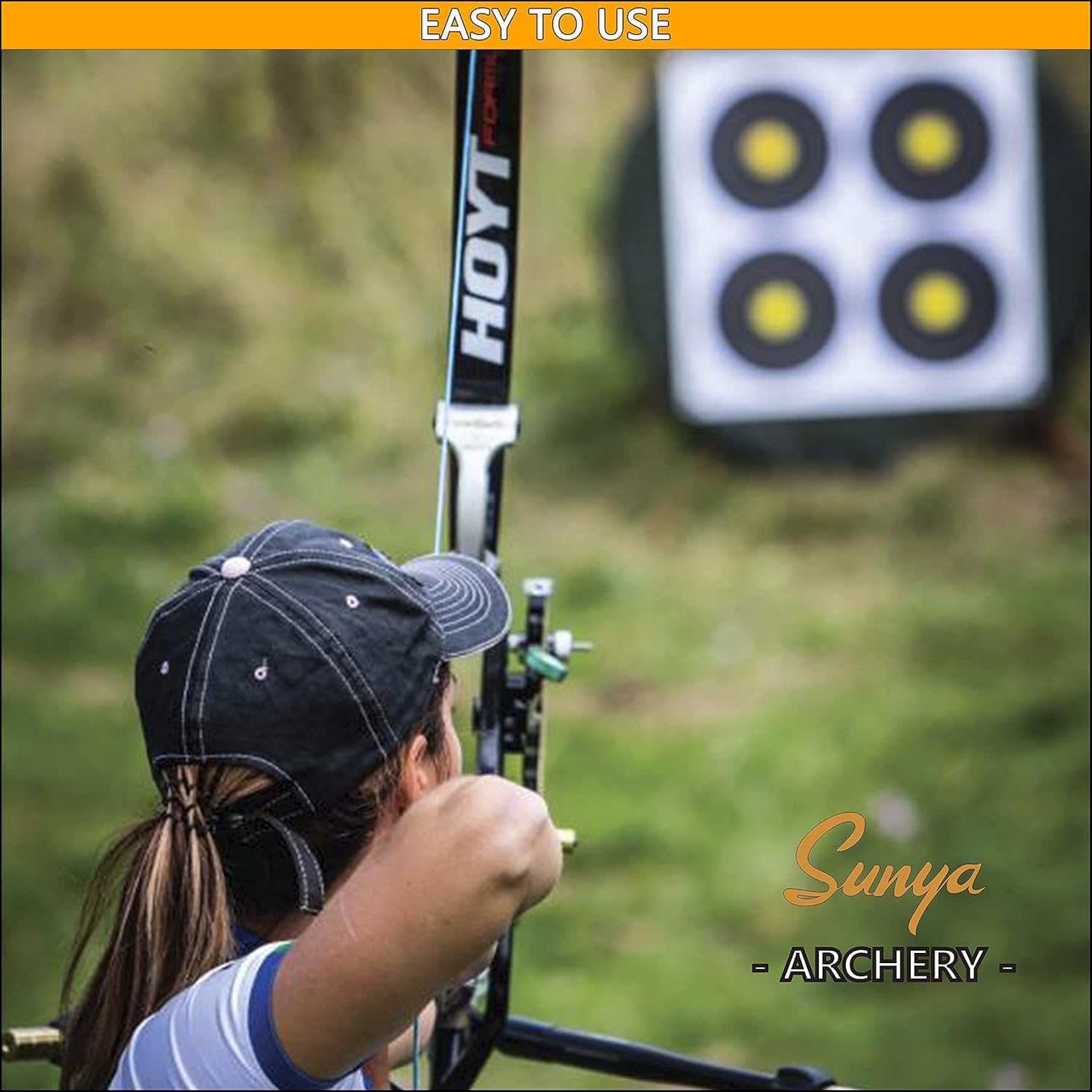 SUNYA - Archery Quiver for Arrows - Archery Hip Quiver with Belt, Fits 3 Arrow Tube Holder - Storage Pockets for Archery Accessories, Tools, Premium Nylon Material Field Quiver : Sports & Outdoors