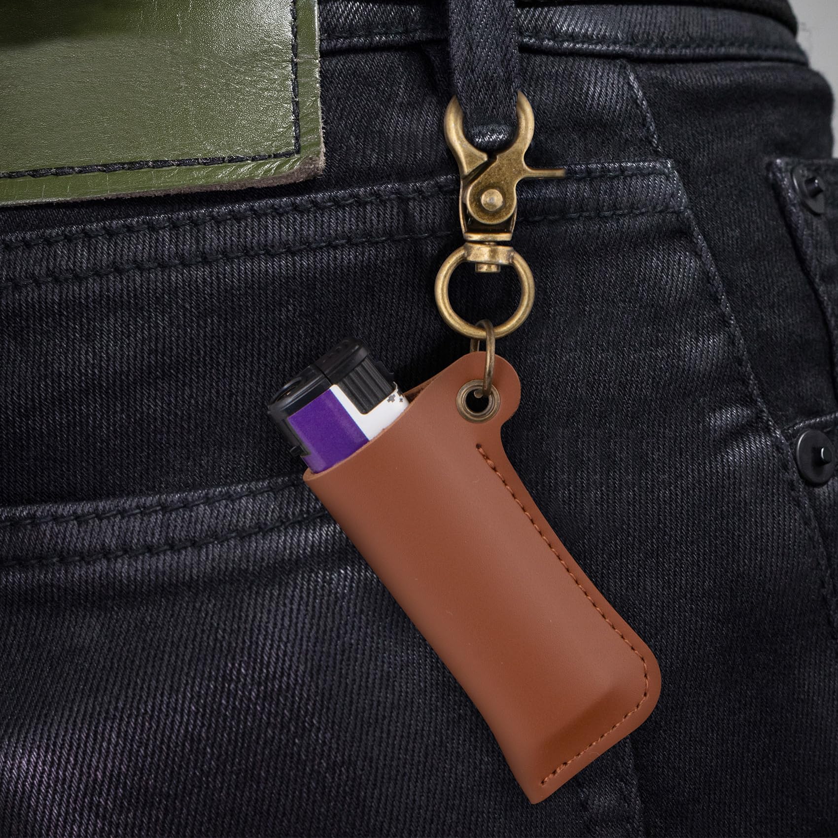 Amazon.com: CHANZET Leather Lighter Case Holder for BIC Standard
