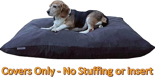 Miniatura 6 de Dogbed4less Do It Yourself - Funda de edredón para cama de mascotas de ante + funda interior impermeable para perros y gatos en tamaño grande de 48
