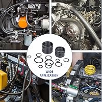 Vista 2 de BUSY-CORNER Kit de juntas tóricas de 396 piezas de nitrilo 90 Duro para accesorios de bomba de tubería hidráulica - Kit de sellado para Caterpillar