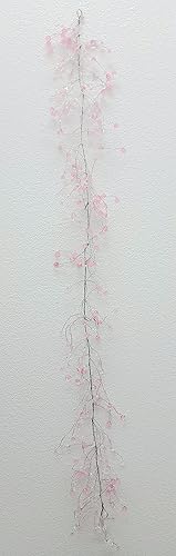 Miniatura 6 de Galt International Guirnalda de diamantes de cristal acrílico de 192 pulgadas, cuerda de alambre esmerilado y corte de diamante, guirnalda