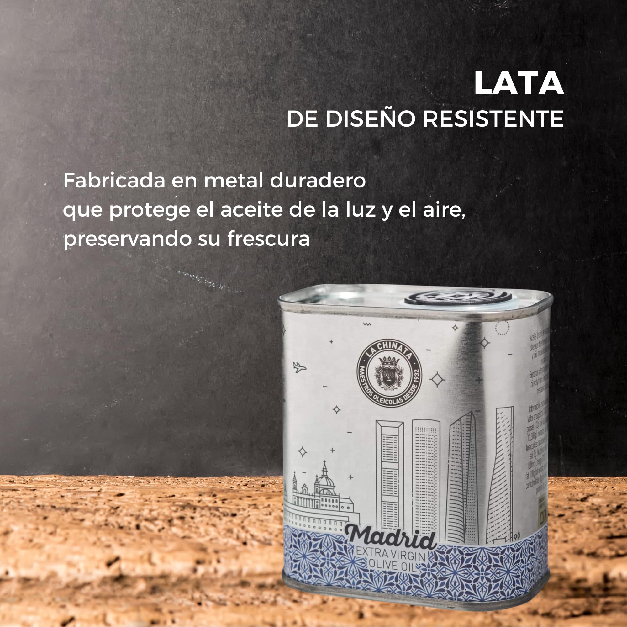 Pack 24 unidades - Aceite de Oliva Virgen Extra Lata La Chinata 100ml (Madrid)