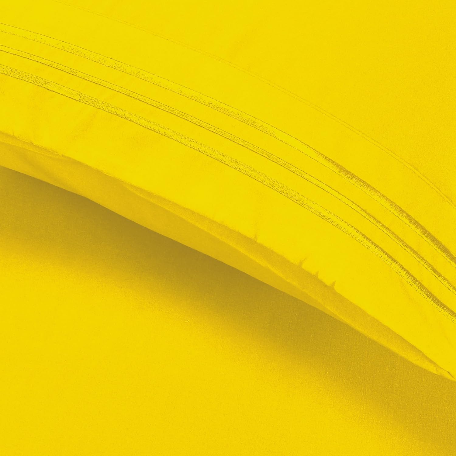 Elegant Comfort Luxury 4-Piece Bed Sheet Set - Luxury Bedding 1500 Premium Hotel Quality Microfiber, Wrinkle Resistant Cool & Breathable, Easy Elastic Fitted, Full, Yellow